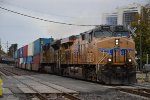 Eastbound stack train